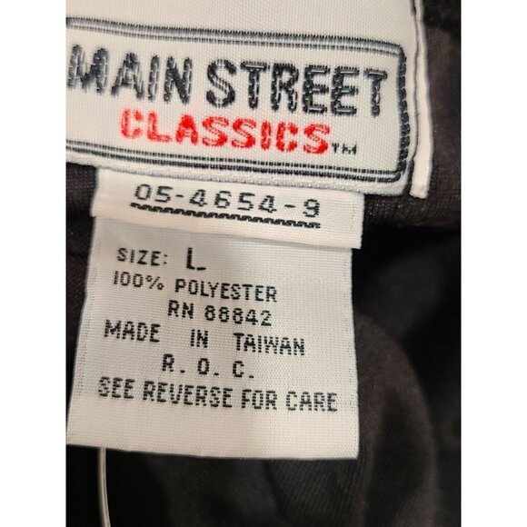 Vintage Main Street Classics Dress Women's L Velvet Square Neck Maxi 90's Goth - Picture 7 of 8